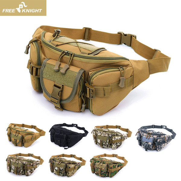 Tactical Waist Pack Bag Military Fanny Packs WR Hip Belt Bag Pouch for Fishing Cycling Camping Hiking Climbing Outdoor Bumbag