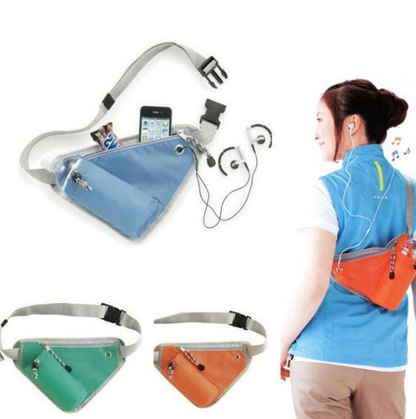 Cheap wholesale Sport outdoor waistpacks Riding bag Travel storage bag Triangle waistpacks free shipping 3colors