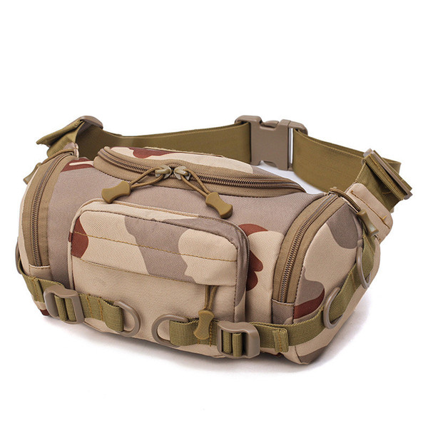 Outdoor pockets 2019 new army camouflage tactics pockets multi-function shoulder Messenger bag sports riding pockets men