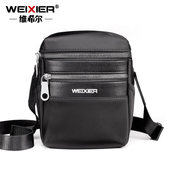 Men's Bag Man Oblique Satchel 2019 Single Shoulder Leisure Time Packet Male Defence Water Splashing Motion Package