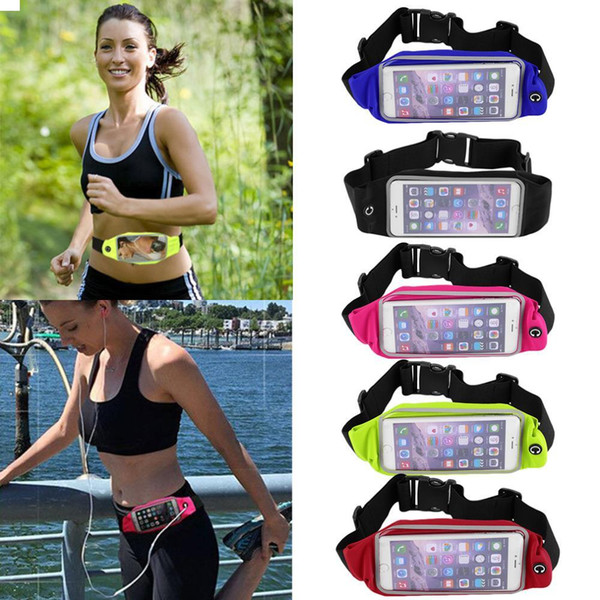 Waterproof Waist Travel Sport Running Belt Money Wallet Pouch Sports Pack Hiking Leisure Mini Zip Bag