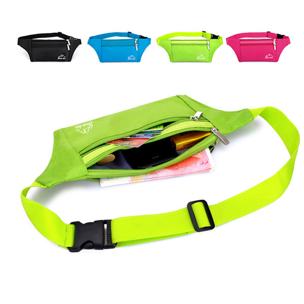 Waist Pack Running Bag Belt Pouch Water Resistant Reflective Runner for Running Hiking Trip Pack Outdoor Cycling A073