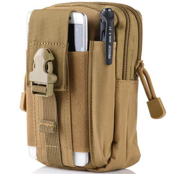 Outdoor Tactical Molle Fanny Pack Military Utility Belt Waist Pack Bag Pouch Pocket Hip Bum Bags Phone Case For Samsung Galaxy Iphone LG