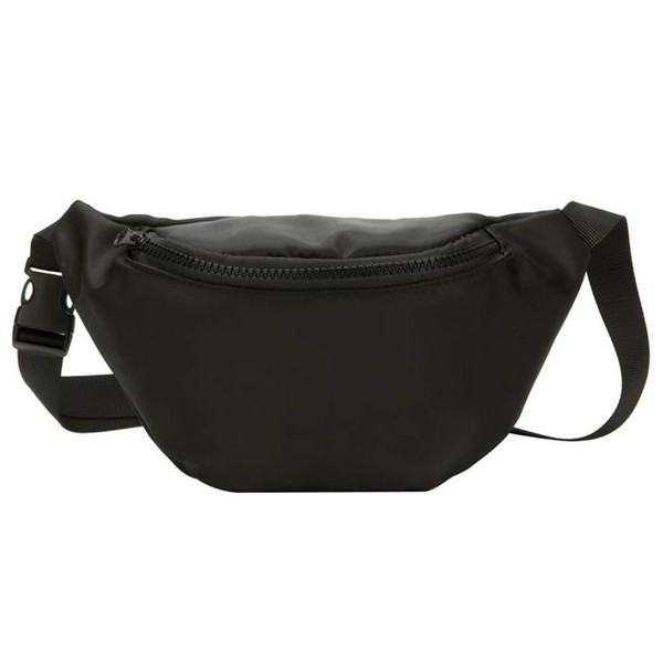 Waist Bag Ladies Belt Bag Brand Fashion Day Waterproof Nylon Chest Strap Handbag Black Fanny Pack Waist Pack Snack Pack