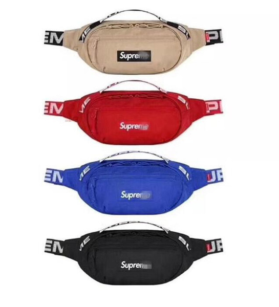 mens bag Sup 18SS Waist Bag 44th Unisex Fanny Pack Fashion Men Canvas Men Messenger Bags 17AW Shoulder Bag