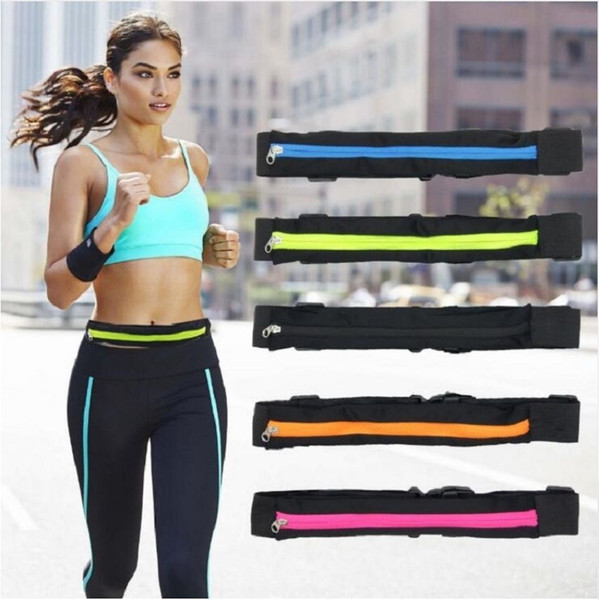 Hot Sports Bag Running Waist Bag Pocket Jogging Portable Waterproof Cycling Bum Bag Outdoor Phone anti-theft Pack Belt Bags (Retail)