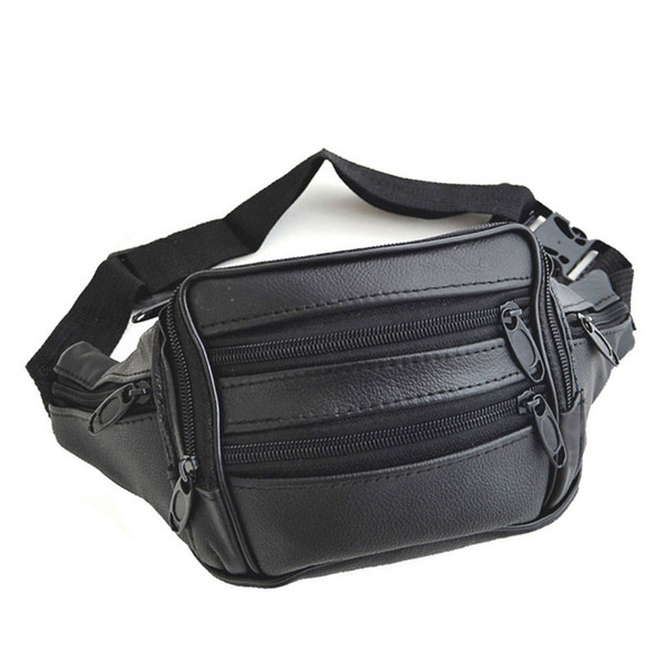 Fashion Vintage Waist Packs Men/women Genuine Leather Waist Bag Cowhide Leather Small Belt Bag Pt970