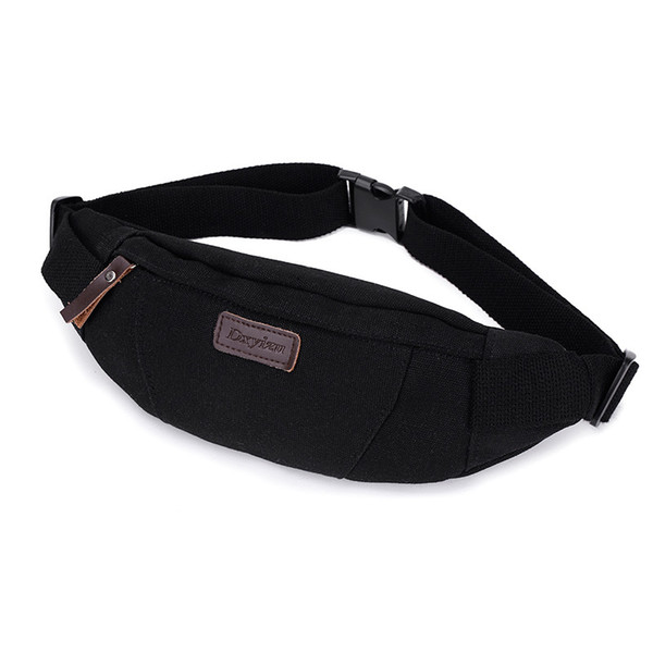 Men Canvas Waist Shoulder Bag Male Multifunctional Casual Brand Belt Money Phone Bag Waist Packs Bags For Women