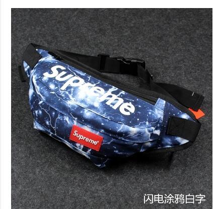 Fashion simple waist bag male Messenger cell phone bag Korean version of the personality fashion chest bag female tide