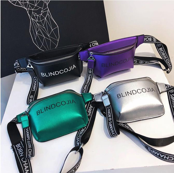 FREE SHIPPING 2018 WOMEN BLINDCCJIA HANDBAG FANNY PACK WAIST POCKET CHEST PACK 5 COLOUR SELECTABLE