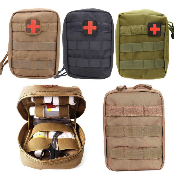 Multifunctional Camouflage Outdoor Mountaineering Durable Molle Tactical Pocket Luggage Red Cross Bag Lifesaving Bag Outdoor Luggage