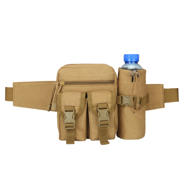 Outdoor hiking travelling sporting running the kettle Nylon 800D waterproof small waist bag outside tactical backpack