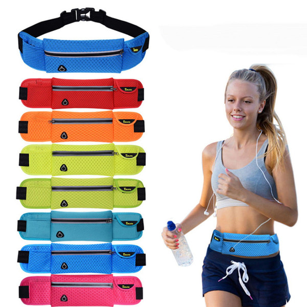 Wholesale cheap Men Women Unisex Anti-theft Slim Jogging Running Cell Phone Waist Fanny Pack Bag