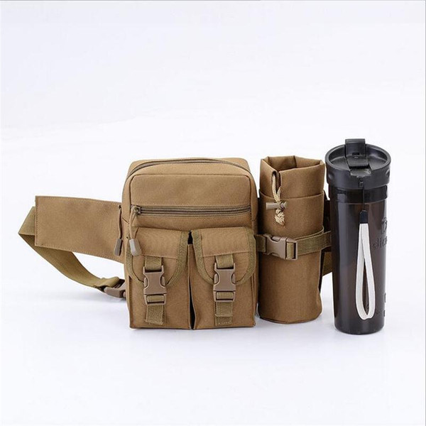 New Travel Bags Military Equipment Women Men Waist Bag Packs Water Bottle Holder For Men Nylon Detachable Belt Pouch