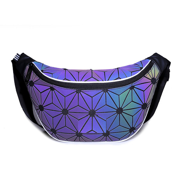 Waist pack Male and female Lozenge fashion Chest bag Leisure motion travel Change Crossbody bag new style wholesale