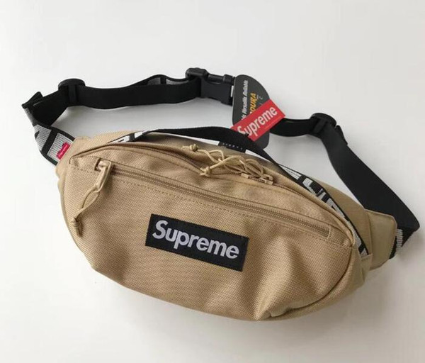 18SS Waist Bag 3M 44th Sup Brand Unisex Fanny Pack Fashion Canvas Hip-Hop Belt Bag Men Messenger Bags 17AW Small Shoulder Bag Waistpacks