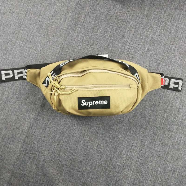 18SS Waist Bag 3M 44th Sup Unisex Fanny Pack Fashion Canvas Hip-Hop Belt Bag Men Messenger Bags 17AW Small Shoulder Bag Waistpacks 4 Colors