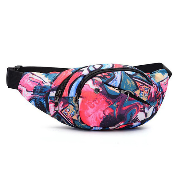 New Arrival Waist Bag Unisex Women Men Printed Waist Pack Super Quality Belt Bag Fanny Pack Heuptas Waist Bags Hot Sale