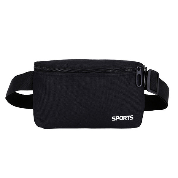 Multi-function Oxford Cloth Unisex Sports Waist Bag Heuptas 2019 Pure Color Crossbody Bag Chest Bags Phone Bag Marsupio Uomo