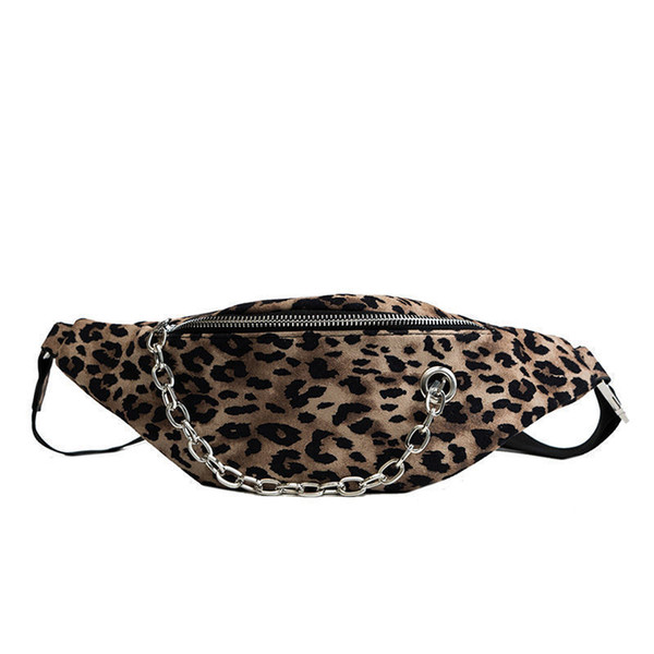 Leopard Women's Waist Bag New Fashion High Quality Personality Chest Bag Casual Wild Multifunction Shoulder Messenger Bag