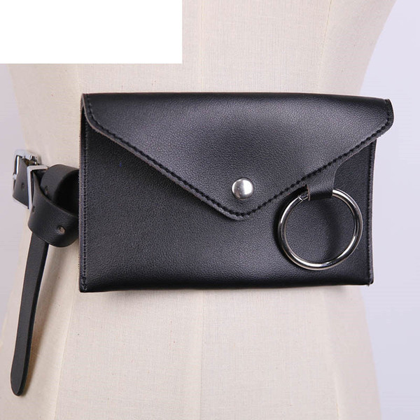 Round Ring Personality Waist Bag 2019 New Stylish Simple Envelope Bag Wild Leisure High Quality Mobile Wallet