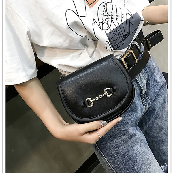 good quality Summer Solid Small Waist Bag Female 2019 New Fashion Girl Women Small Bag Purse Waist Packs Chest Bags Korean Shoulder Bag