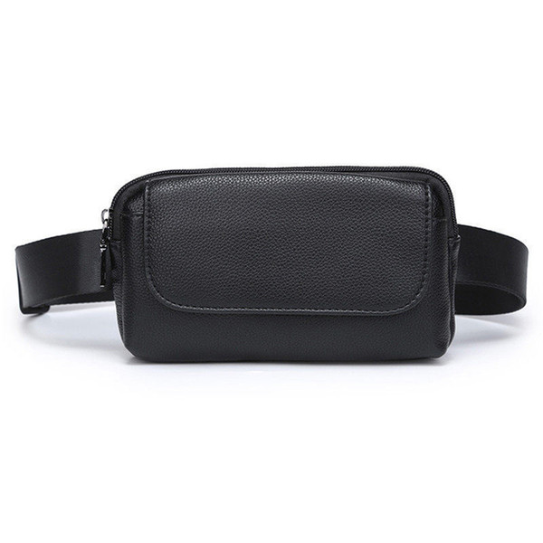 good quality Women Bag Fashion Black Waist Bag Women Pu Leather Waist Packs Solid Pouch Phone Bag Bolosa Sac Chest Pack Handbag 2019