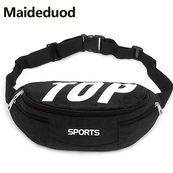 High-quality Maideduod men waterproof fanny pack Casual New Men Waist Bags Fashion Women Shoulder Bag Pouch Nylon Belt bag Fashion Hip bag