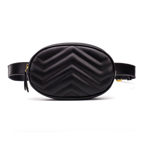 Newly women soft PU waist bag fashion oval woman fanny pack phone gadgets carrying bum pack