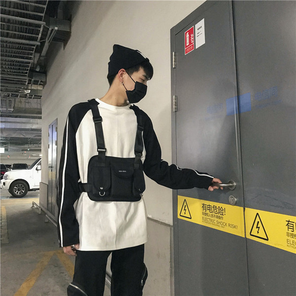 New Hot 2019 ins Style Streetwear Chest Rig Waist Bag Functional Crossbody Shoulder Bags Bolso Kanye West Chest Bag Fanny Pack