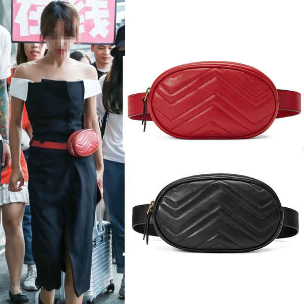 2018 New Luxury Handbags Women Bags Designer Waist Bag Fanny Packs Lady's Belt Bags Women's Famous Brand Chest Handbag