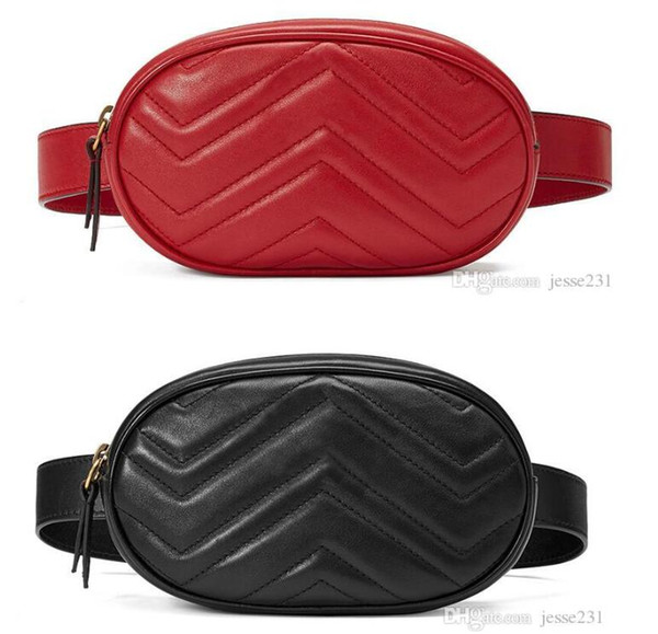 Wholesale New Fashion Pu Leather Brand Handbags Women Bags Designer Fanny Packs Famous Waist Bags Handbag Lady Belt Chest bag 4 colors