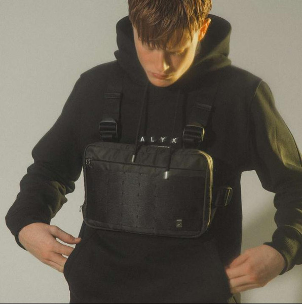 2019 New Hot Fashion Alyx Chest Rig Hip Hop Streetwear Functional Tactical Chest Bag Cross Shoulder Bag Kanye West