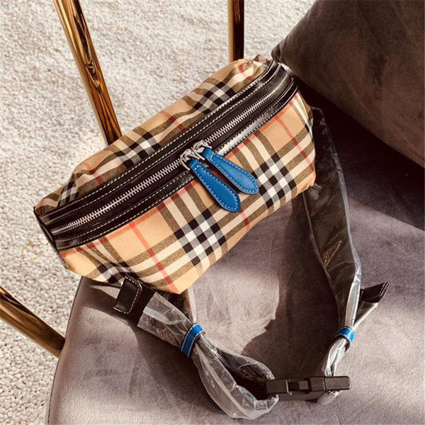 Brand waist bag new style canvas belt bag men and women fanny pack small graffiti belly bags chest pack