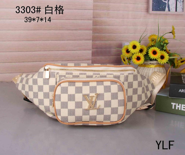 2018 New arrival women designer waist bag luxury fashion V brand sport travel bag good quality leather bags