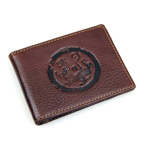 Men Genuine Leather ID Card Holder Wallet luxury Credit Card Holder Men Business Card Holder Driving License Wallet Porte Carte Carteira