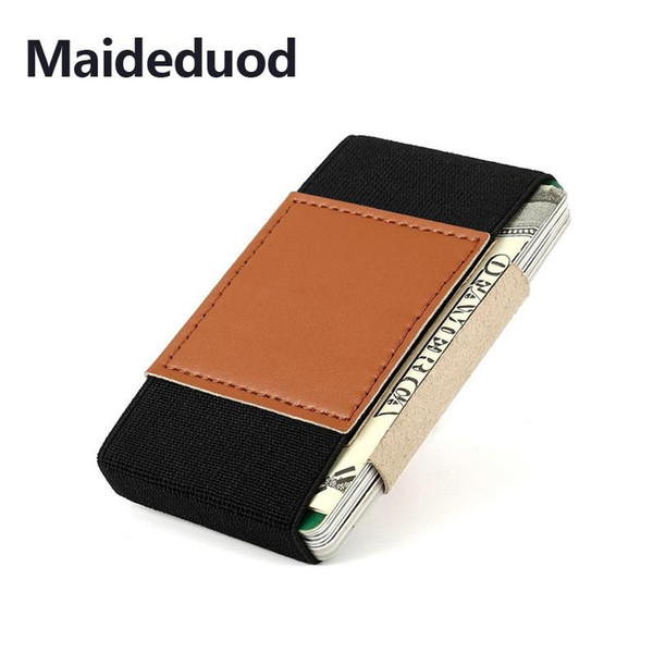 Free shipping 2018 New Style Credit Card Holder Portable Mini Card Cases Soft Elastic Men Wallet Fashion Business Card holder