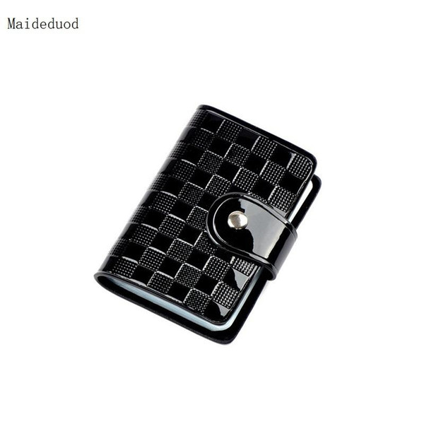 Fashion PU Leather Function Case Business Card Holder Men Women Credit Passport Card Bag ID Passport Card Wallet