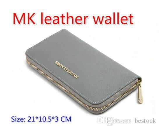 Women's Wallet fashion brand women long wallet Note Compartment single zipper PU leather handbag 800