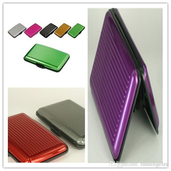 Aluminum Alloy Wallet Business Credit Card Bank Card Holder Multifunctional Colorful Metal Pocket Case Box Waterproof For Male and Female