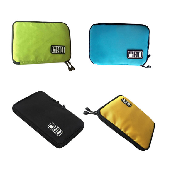 Multifunctional waterproof SD card digital accessories travel storage bag Mobile USB data cable mobile power storage bag