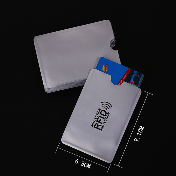 Anti Theft NFC RFID Fit Wallet Credit Card ID card protect holder sleeves RFID blocking privacy protection OEM LOGO print