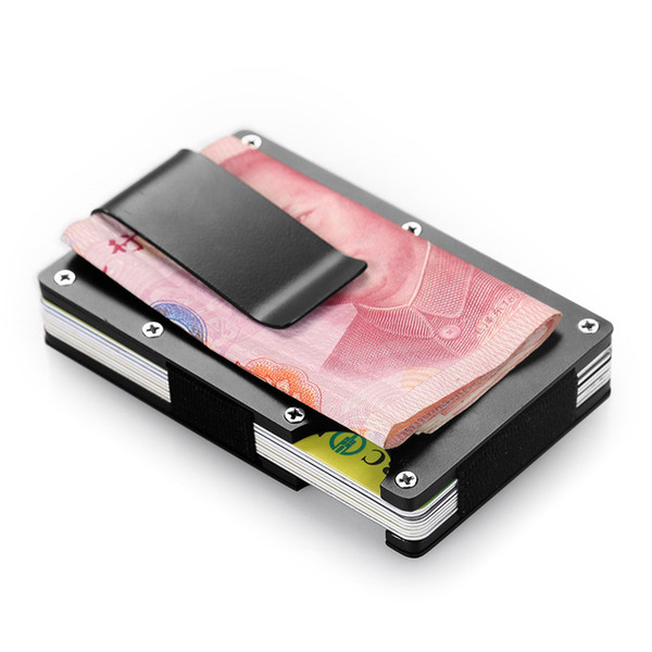 men wallets credit holder adjustable card sets business alloy wallet cards sets cash clip holder metal card pack