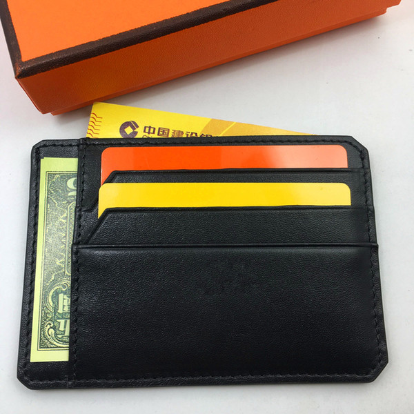 Rfid Blocking Slim Driving license wallet Genuine Leather Credit Card Holder Purse Black Business Men ID Card Case Coin Pocket Pouch Bag