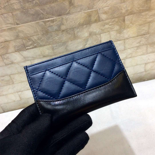 Quality Women's Fashion Wandering Wallets Genuine Leather sheepskinCard Holder Mini Bag Wallets 2018 Female Coin Pouch Purse With Box