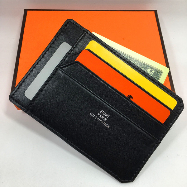 Rfid Blocking Credit Card Holder Driving license wallet Black Genuine Leather Bank ID Card Case Business Men Slim Pocket Bag Purse Pouch