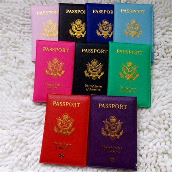 Travel Cute USA Passport Cover Women Pink USA Passport Holder American Covers for Passports Girls Case Passport Wallet