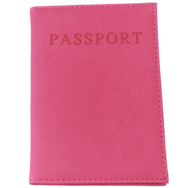 Wholesale- HENGSONG Fashion Faux Leather Travel Passport Holder Cover ID Card Bag Passport Wallet Protective Sleeve Storage Bag RD838528