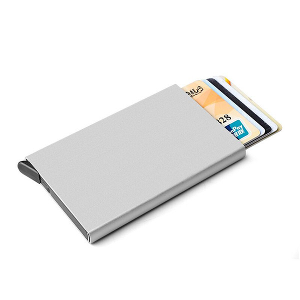 New Credit Card holder New Metal ID Anti Rfid Wallet Business Card holder Wallet Case