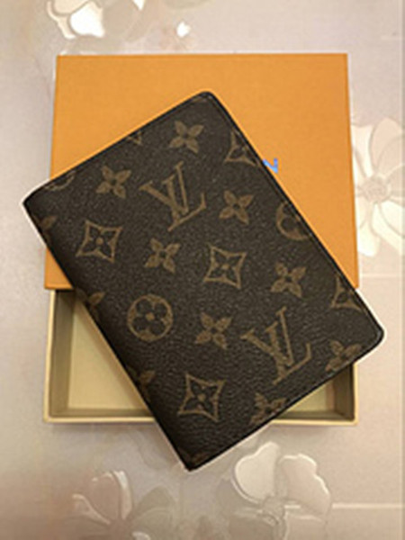 Classic hot PU leather passport holder multi-function passport card bag wallet men and women handbags